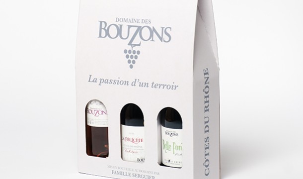 Personnalisation de Valisettes en Carton pour Bouteilles 