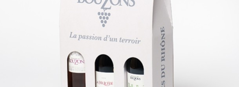 Personnalisation de Valisettes en Carton pour Bouteilles 